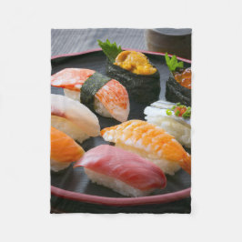 Sushi Harmony – Artisan Nigiri Fleece Blanket