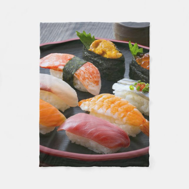 Sushi Harmony – Artisan Nigiri Fleece Blanket (Framsidan)