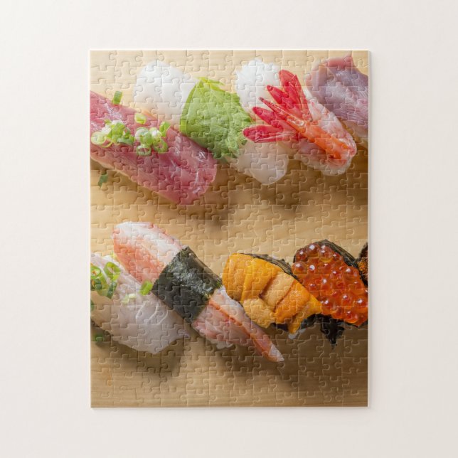 Sushi Harmony – The Elegant Arc of Nigiri Pussel (Vertikal)