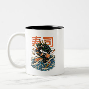 SUSHI HAVSDRAGON Två-Tonad MUGG