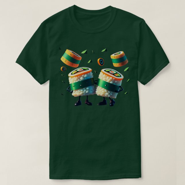 Sushi Hug 1 T Shirt (Design framsida)
