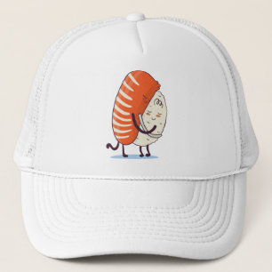 Sushi Hug Cute Kawaii japanska Keps