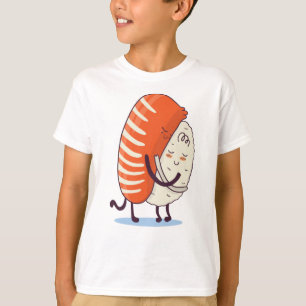 Sushi Hug Cute Kawaii japanska T Shirt