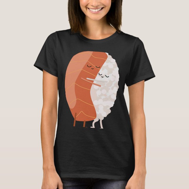 Sushi Hug T Shirt (Framsida)