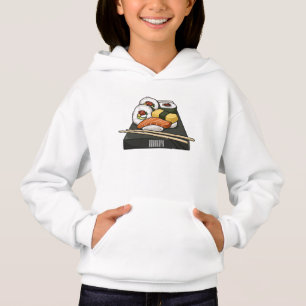 Sushi-illustration av tecknad t shirt