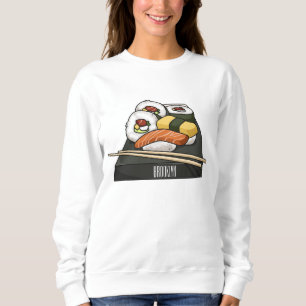 Sushi-illustration av tecknad t shirt