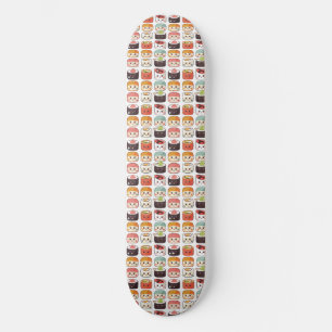 Sushi Illustration Mini Skateboard Bräda 18,5 Cm