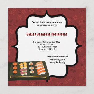 Sushi Inbjudningar
