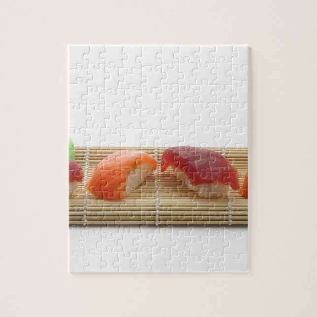 Sushi Japansk Goda Asiatisk Mat Leckert Pussel (Vertikal)