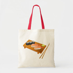 Sushi Japansk konst Tygkasse
