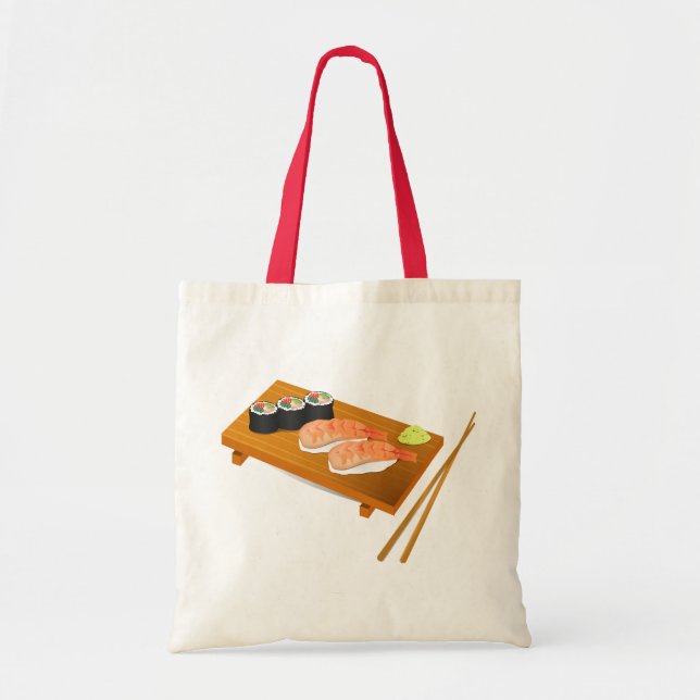 Sushi Japansk konst Tygkasse (Framsidan)