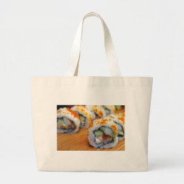 Sushi Japanska Delicious Asian Food Yummy Jumbo Tygkasse