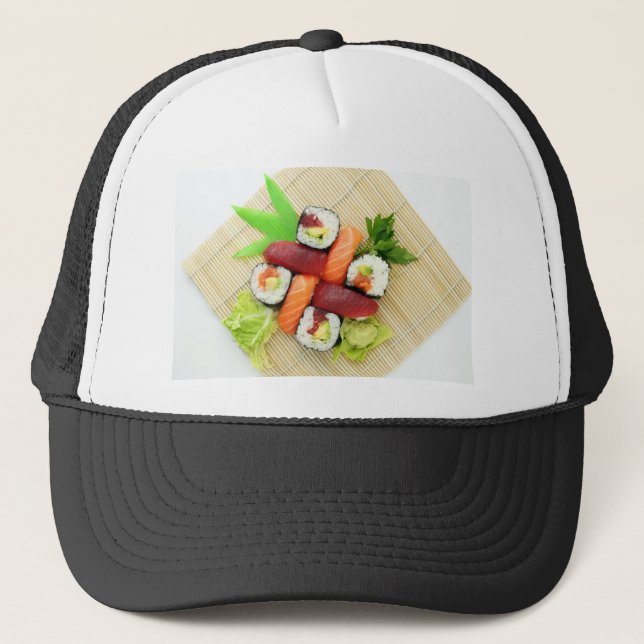 Sushi Japanska Delicious Asian Food Yummy Keps (Framsida)