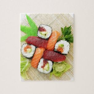 Sushi Japanska Delicious Asian Food Yummy Pussel