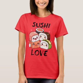 Sushi Kärlek Shirt T Shirt