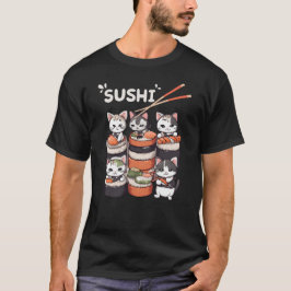 Sushi-katter T Shirt