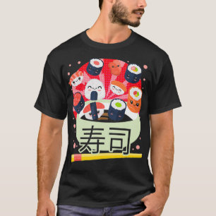 Sushi Kawaii Cute Japan Food Japan Anime Manga T Shirt