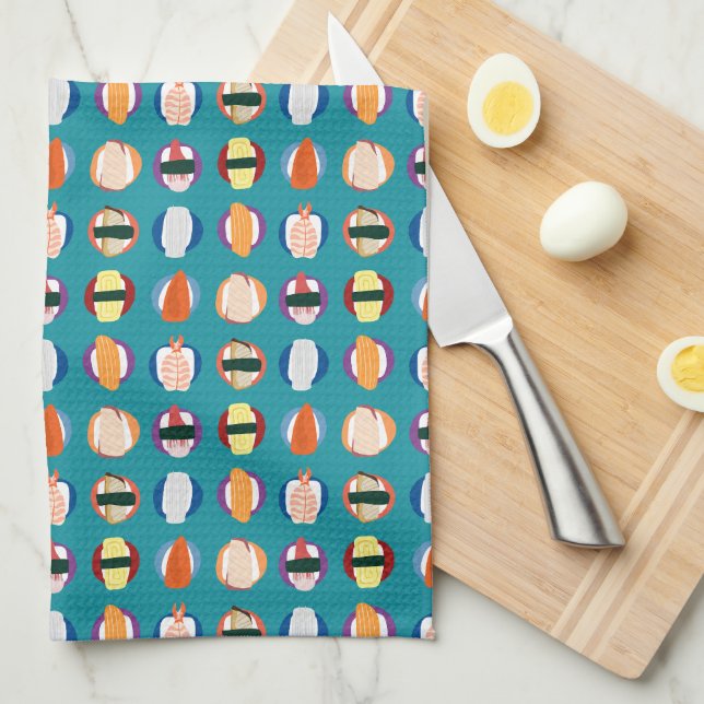 Sushi Kitchen Towel Kökshandduk (Vikt i Fjärdedel)