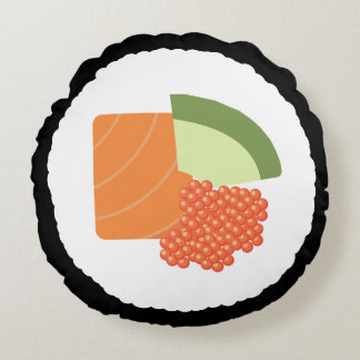 Sushi kudder rund kudde