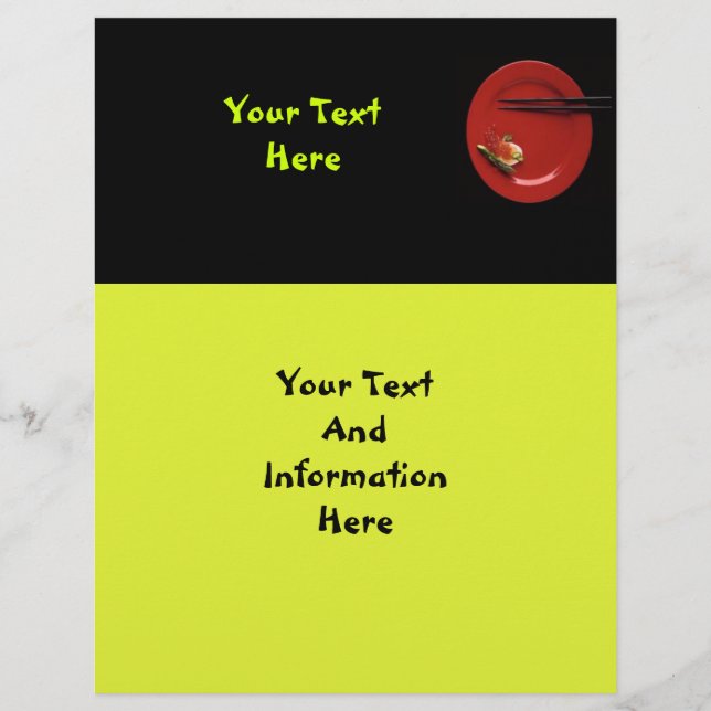 Sushi Letterhead (Framsida)