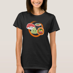 Sushi lite japansk livsmedelssushis och sashim t shirt