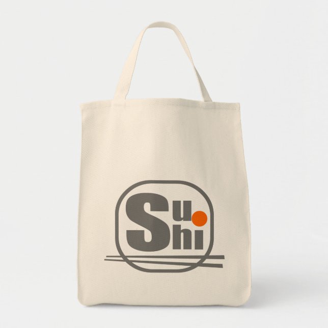 Sushi Livsmedel Tote Bag Tygkasse (Framsidan)