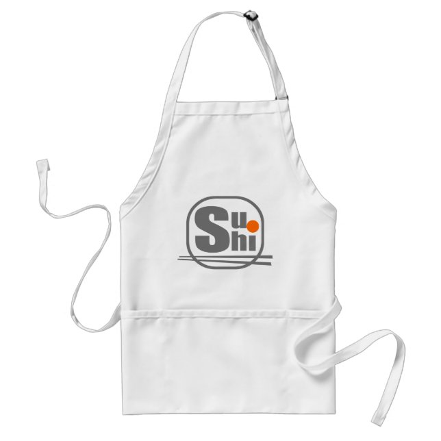 Sushi Logotyp Apron Förkläde (Framsidan)