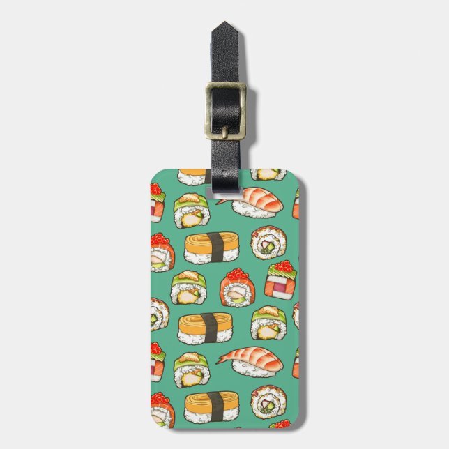Sushi Luggage Tag Bagagebricka (Vertikal Framsida)