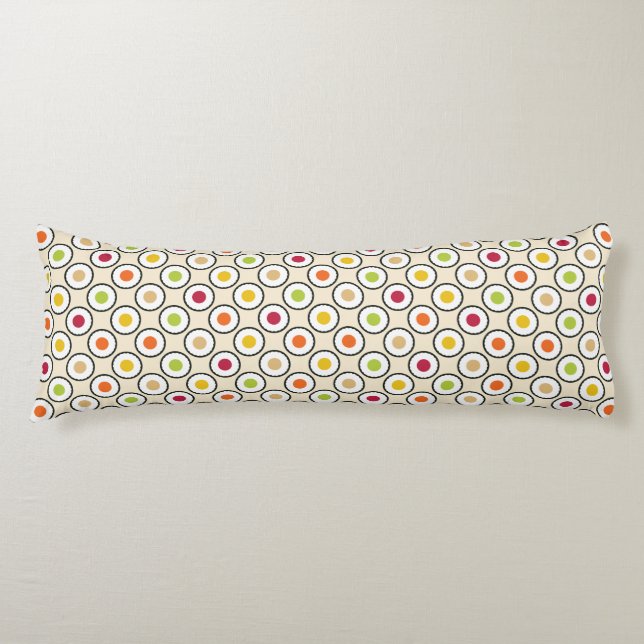 Sushi Maki Polka dots Kroppskudde (Framsidan)