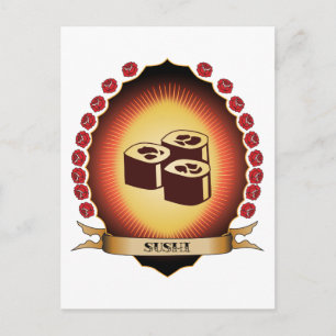 Sushi Mandorla Vykort