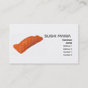 SUSHI MANIA-profilkort Visitkort