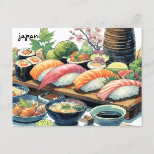 Sushi mass-mailing japanese-vykort vykort