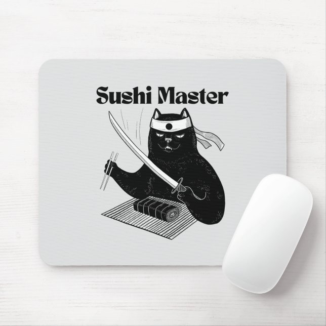 sushi master, sushi cat musmatta (Med mus)