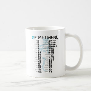 Sushi-meny-Jpanese Kaffemugg