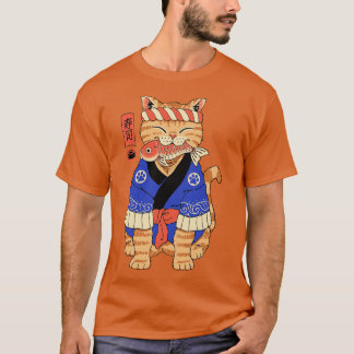 Sushi Meowster Cat T Shirt