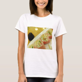 Sushi Middag Fisk Ris Hälsosam Kost T-shirt