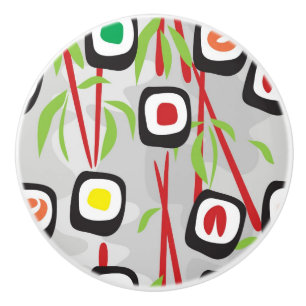 Sushi Mönster Knopp