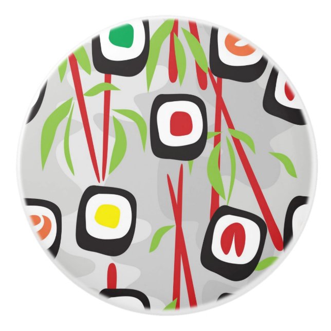 Sushi Mönster Knopp (Framsidan)