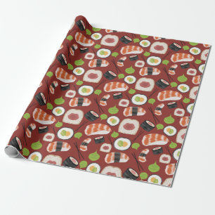 Sushi Mönster Presentpapper