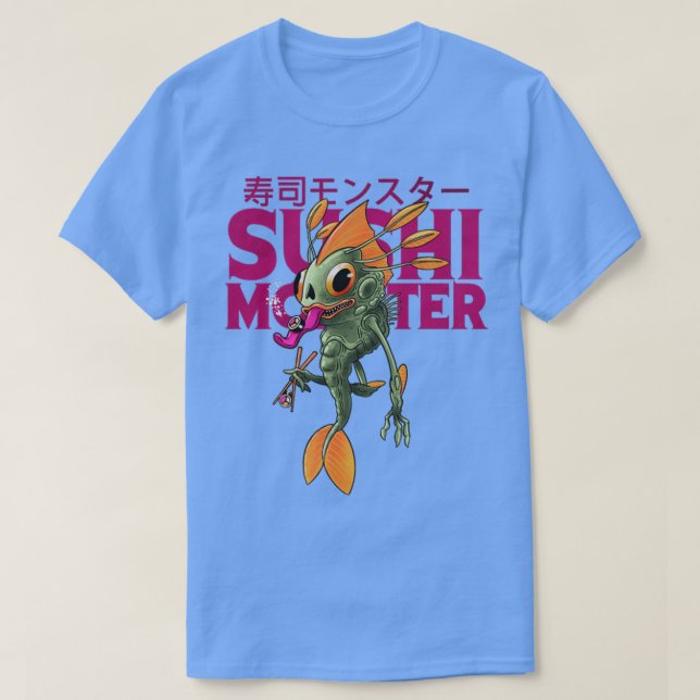 Sushi Monster T Shirt (Design framsida)