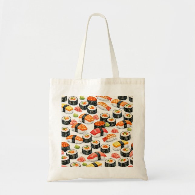Sushi-mönster Tygkasse (Framsidan)