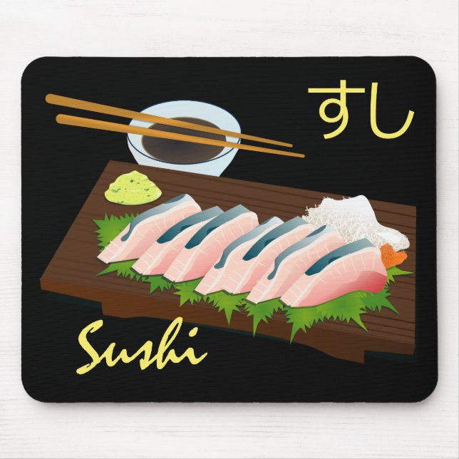 Sushi Mousepad Musmatta (Framsidan)