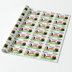 Sushi Namn Presentpapper