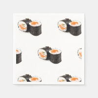 Sushi Napkin, Foodie Party Supplies