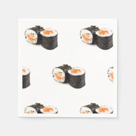 Sushi Napkin, Foodie Party Supplies Pappersservett