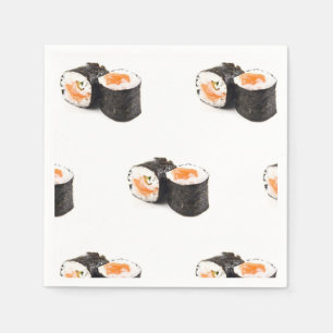 Sushi Napkin, Foodie Party Supplies Pappersservett