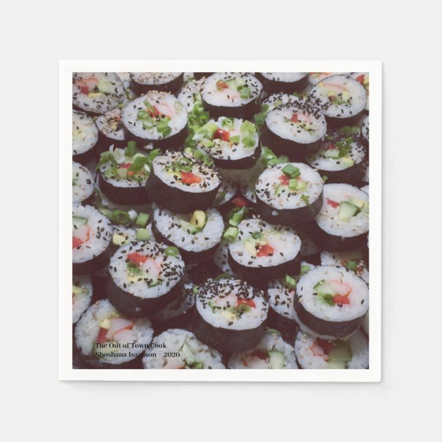 Sushi Napkin Pappersservett (Framsidan)