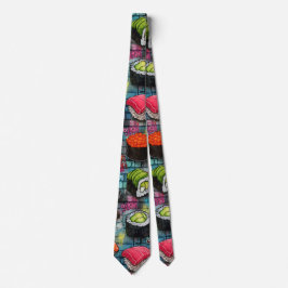 Sushi Neck Tie Slips