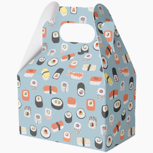 Sushi Nigiri Maki Roll Mönster Presentaskar