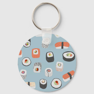 Sushi Nigiri Maki Roll Nyckelring